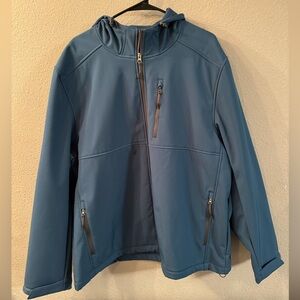 Men’s Outdoor Life Zipper Jacket Blue Sz XXL